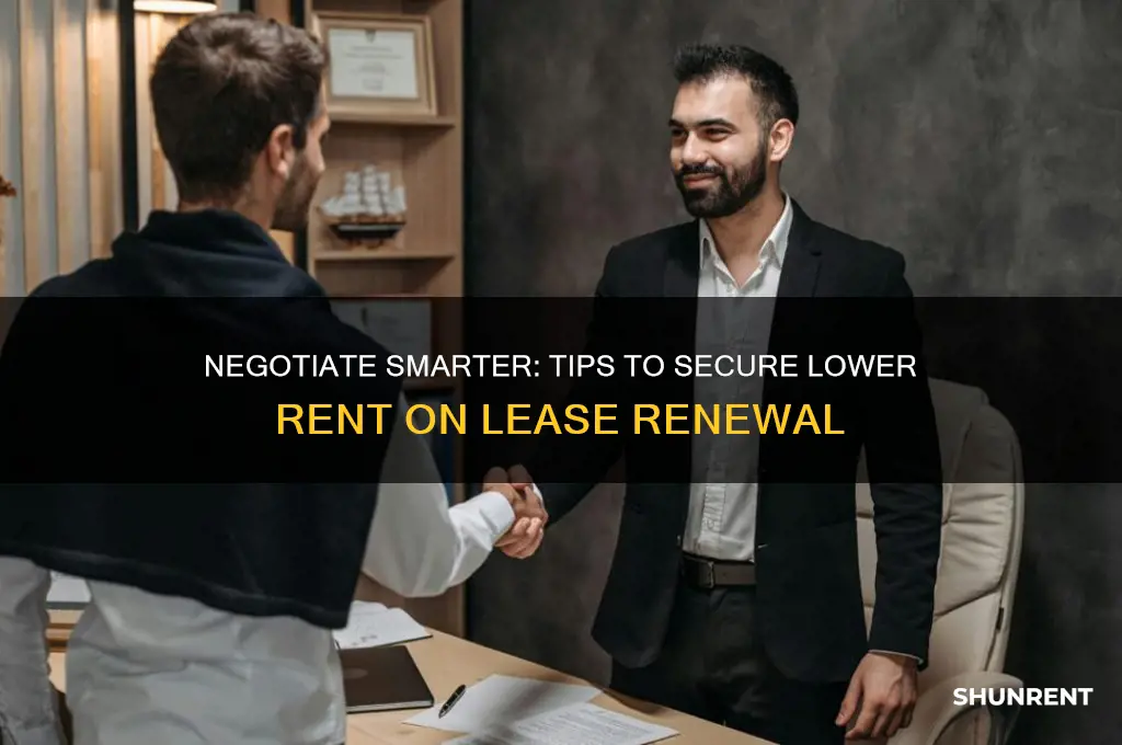 how to haggle lower rent on lease renewal