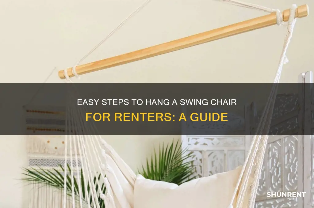 how to hang a swing chair renter