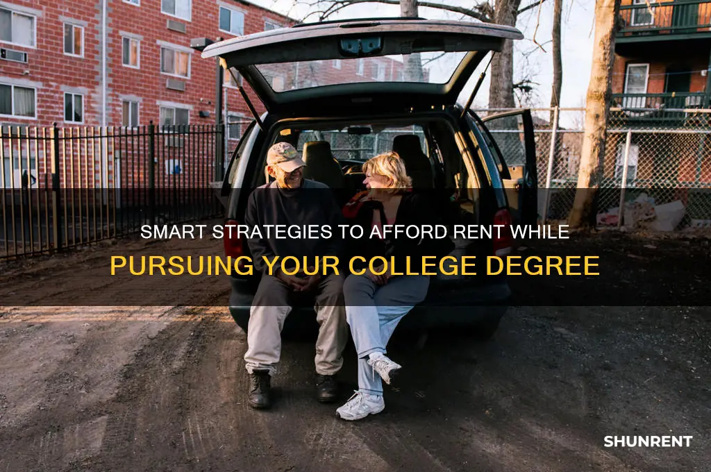 how to help with rent while going to college