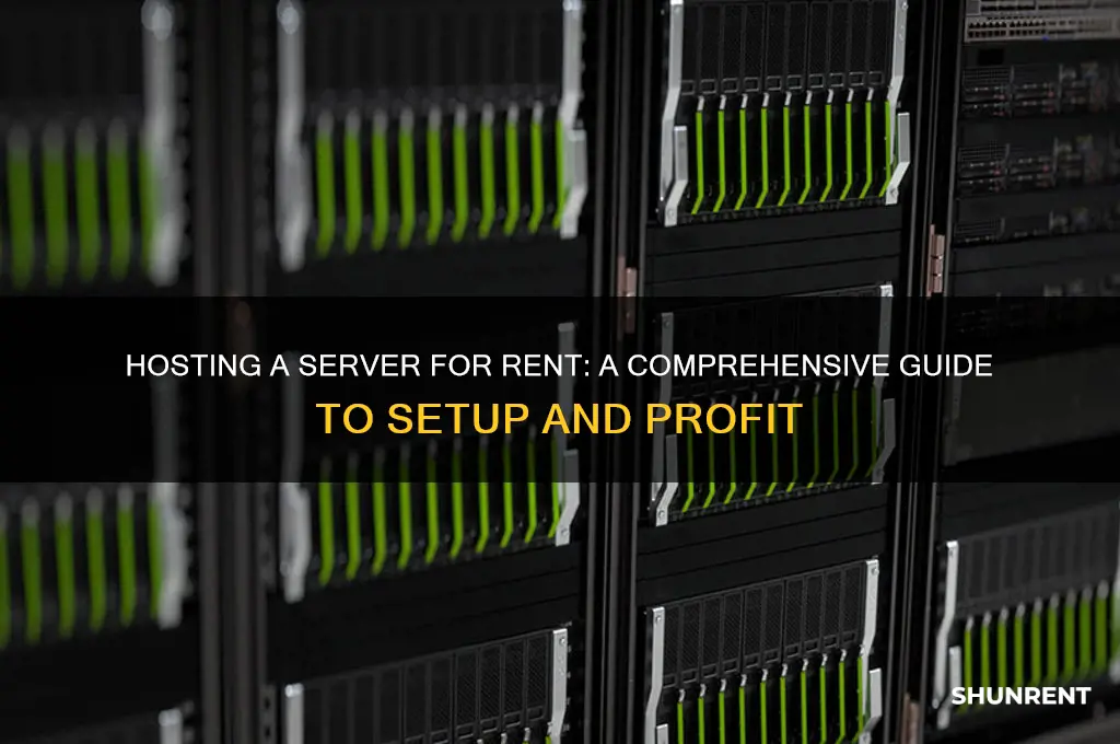 how to host a server for rent