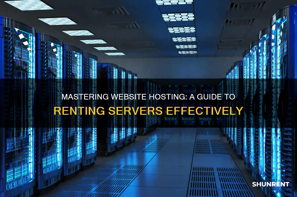 how to host a website on rented servers