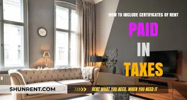 Maximize Tax Deductions: Include Rent Paid Certificates in Your Filing