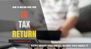 Maximize Your Tax Return: Include Rent Paid Easily and Effectively