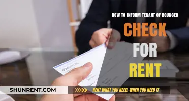 Handling Bounced Rent Checks: A Guide to Notifying Your Tenant