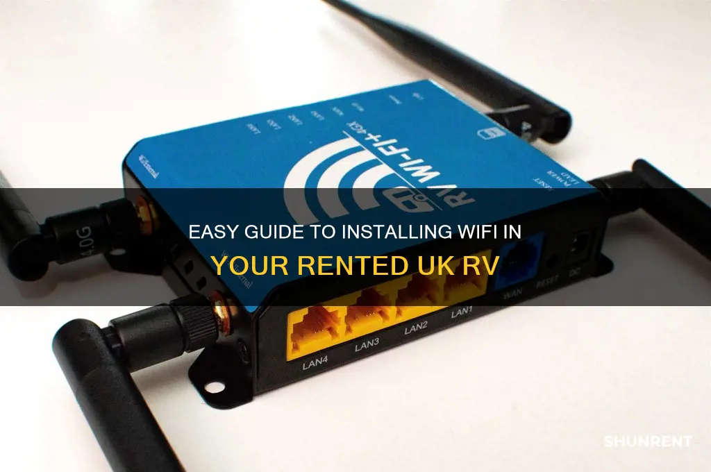 how to instal wifi to rented rv in uk