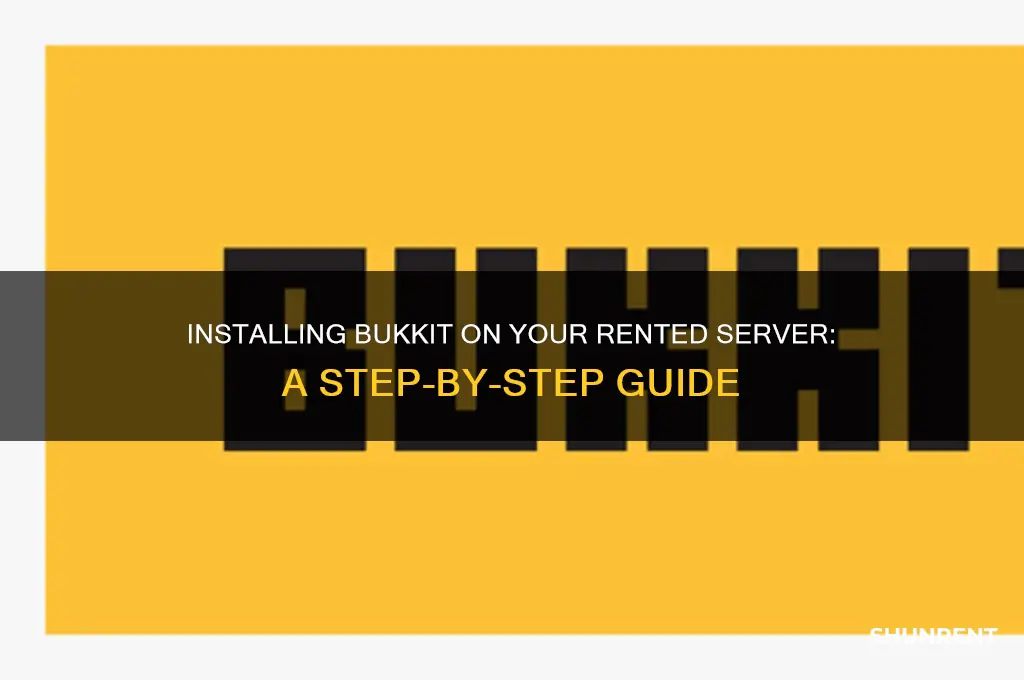 how to install bukkit on a rented server
