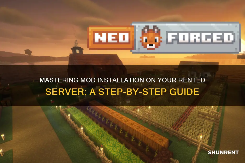how to install mods on a rented server