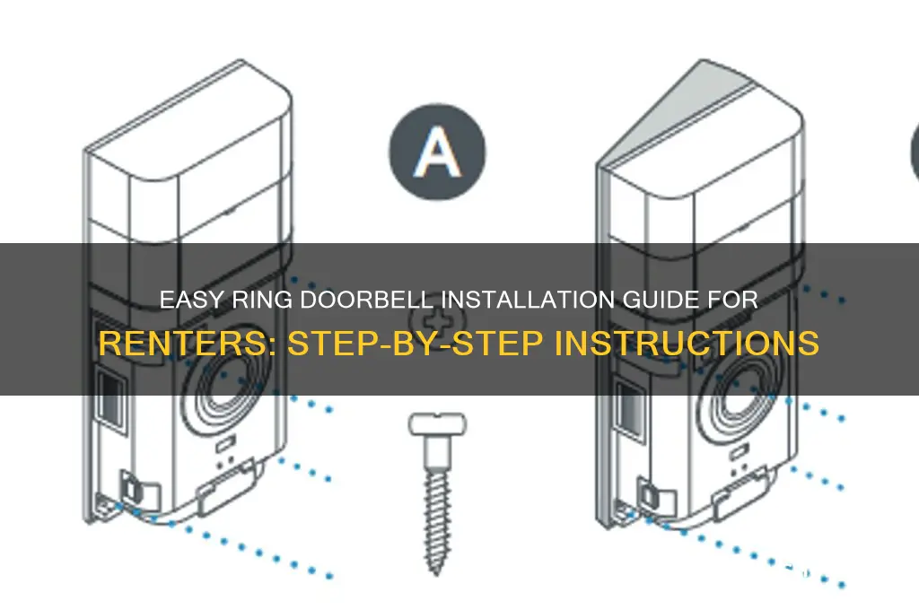 how to install ring doorbell for renter