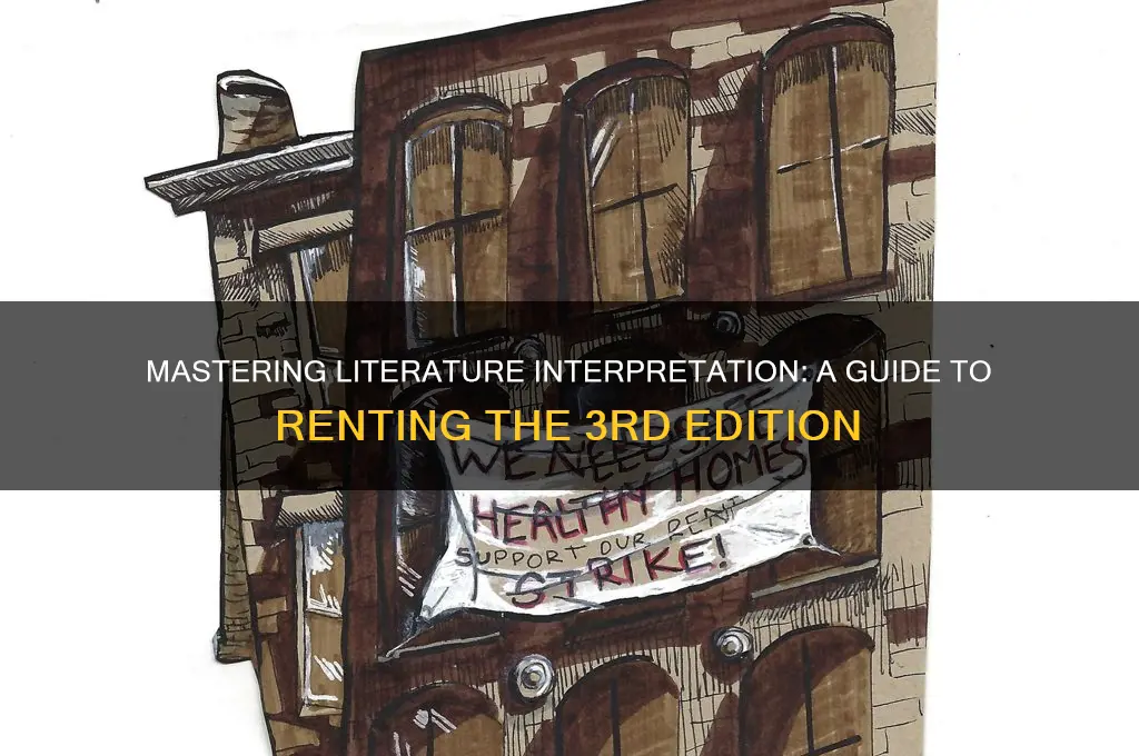 how to interpret literature edition 3rd for rent