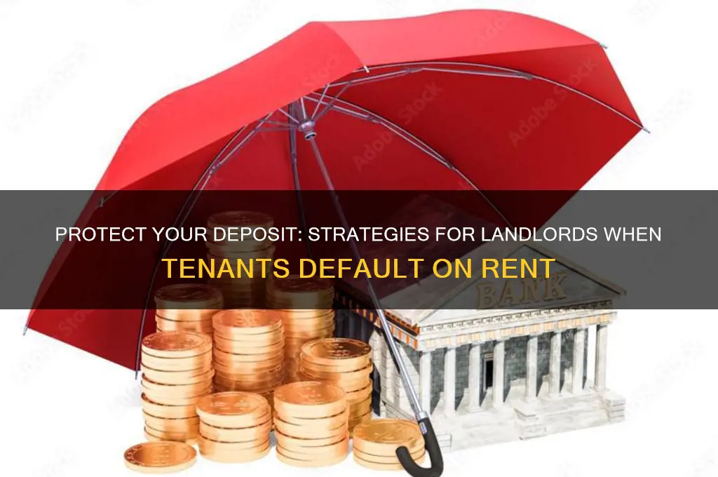 how to keep deposit if tenant defaults rent