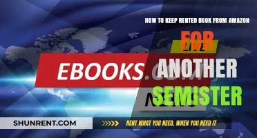 Extend Your Amazon Rental: Keep Books for Another Semester Easily