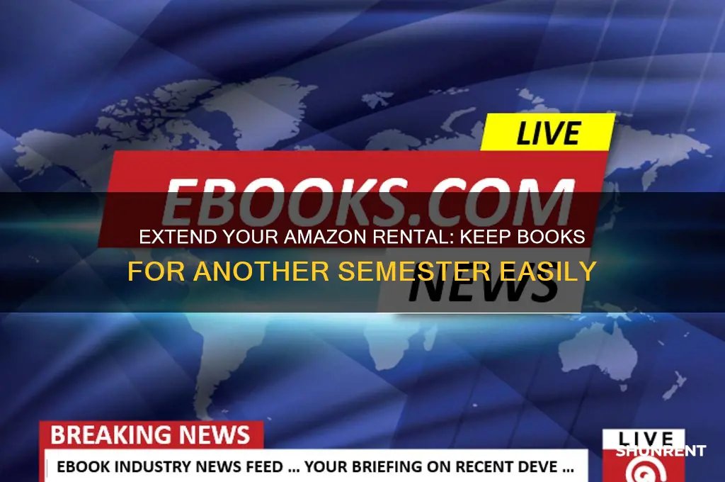 how to keep rented book from amazon for another semister