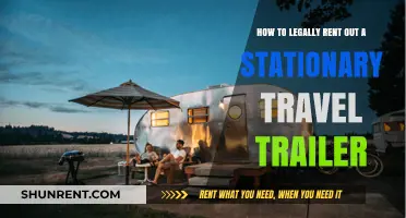 Legally Renting Your Stationary Travel Trailer: A Comprehensive Guide