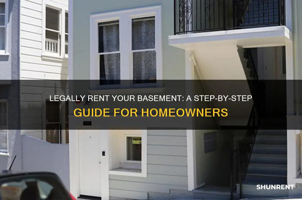 how to legally rent out your basement