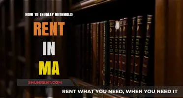 Legal Ways to Withhold Rent in Massachusetts: A Tenant's Guide