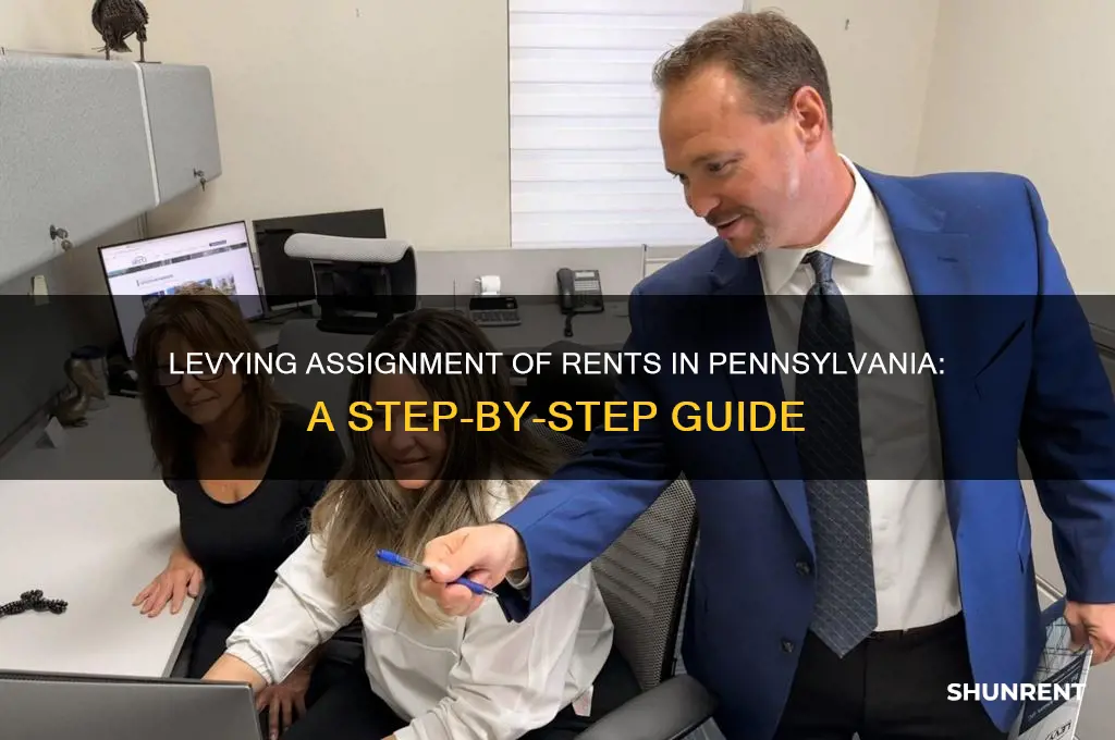 how to levy assignment of rents in pa