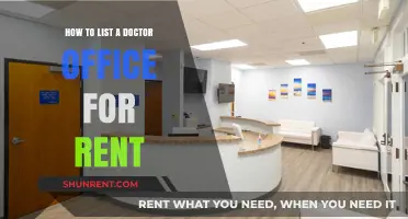 Renting Your Doctor's Office: A Step-by-Step Listing Guide