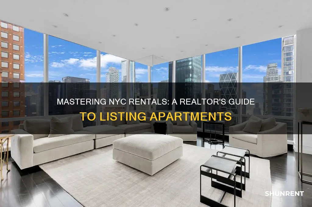 how to list aprtment for rent nyc as a realtor