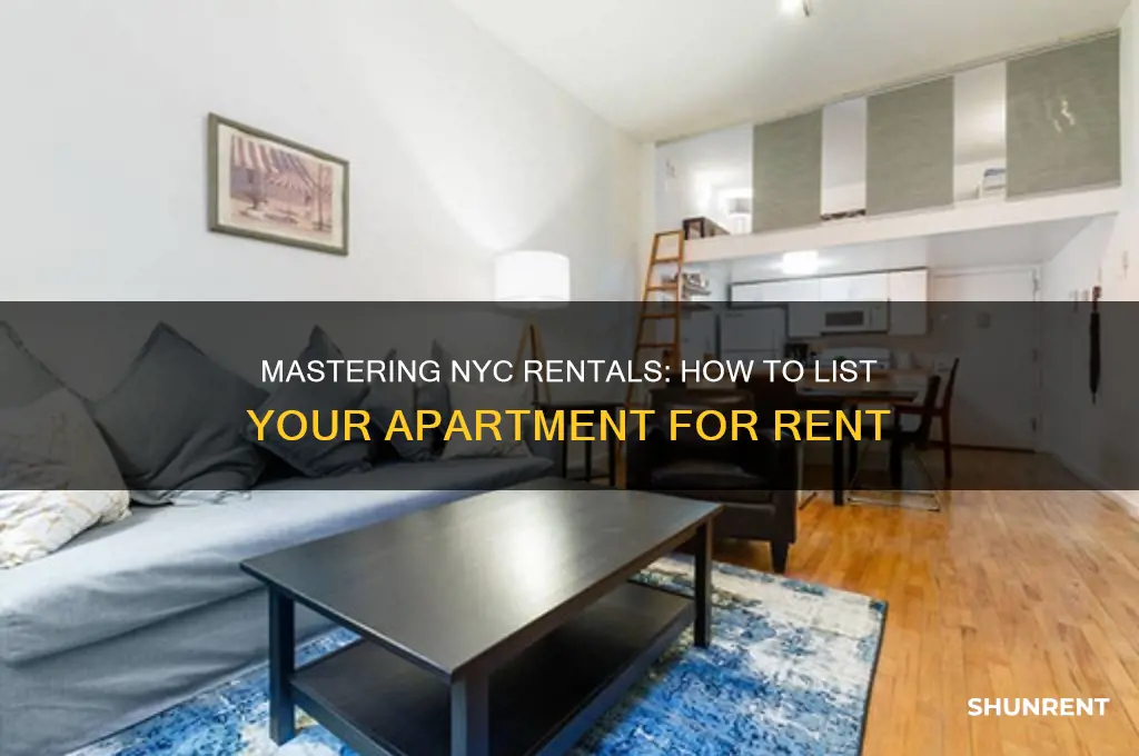 how to list aprtment for rent nyc