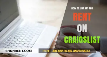 How to Successfully List Your Apartment for Rent on Craigslist