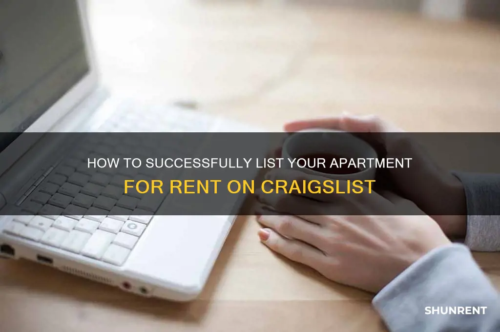 how to list apt for rent on craigslist