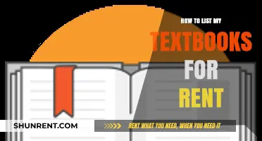 Rent Your Textbooks: A Step-by-Step Guide to Listing and Earning