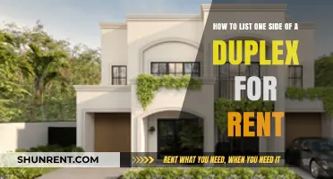 Renting Out Your Duplex: A Guide to Listing One Unit Successfully