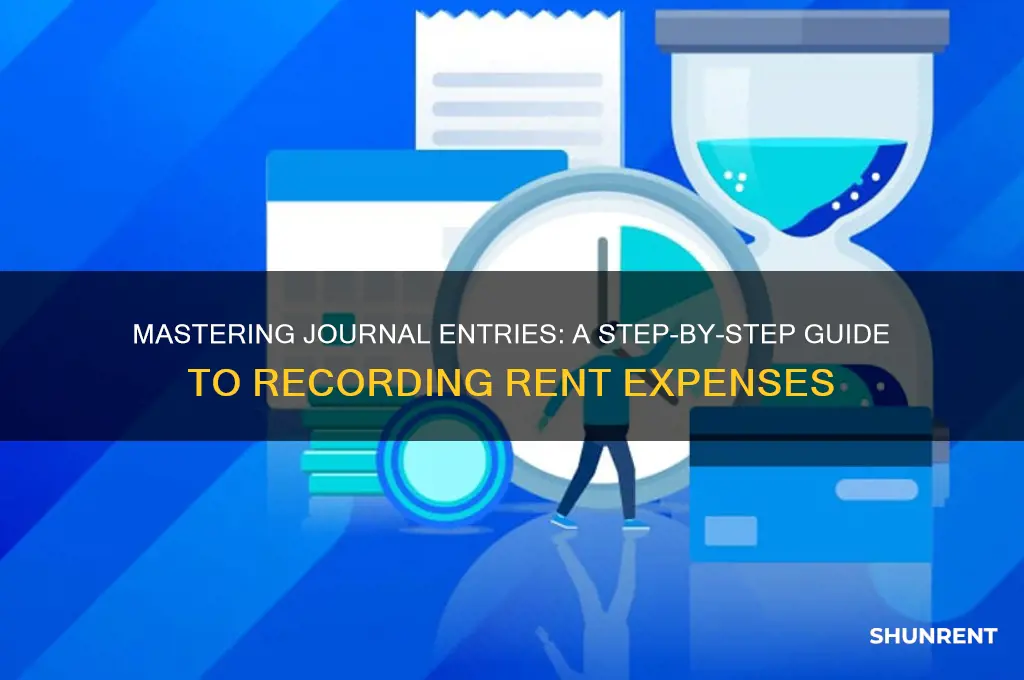 how to list rent on journal entry