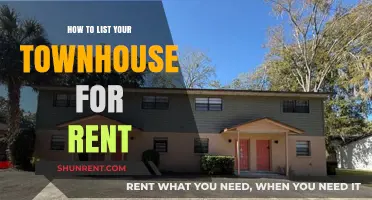 Renting Your Townhouse: A Step-by-Step Listing Guide for Owners
