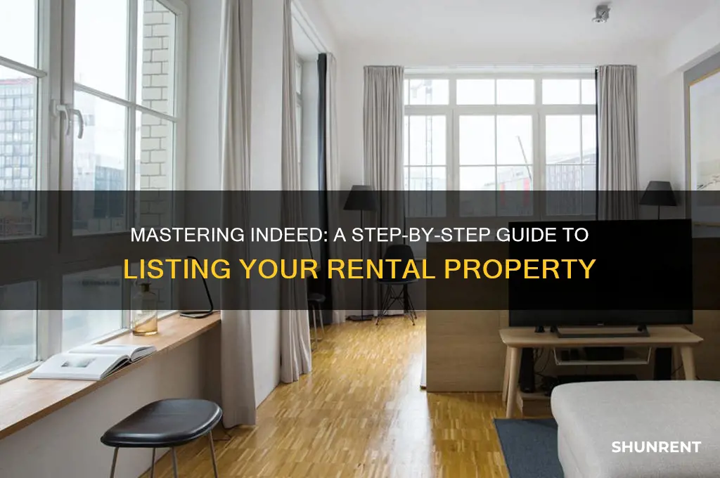 how to listing a rent on indeed
