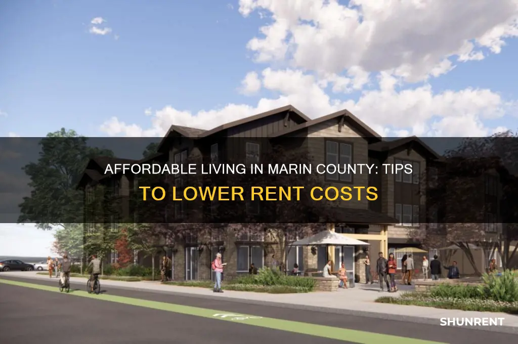 how to live cheaper in marin county rent