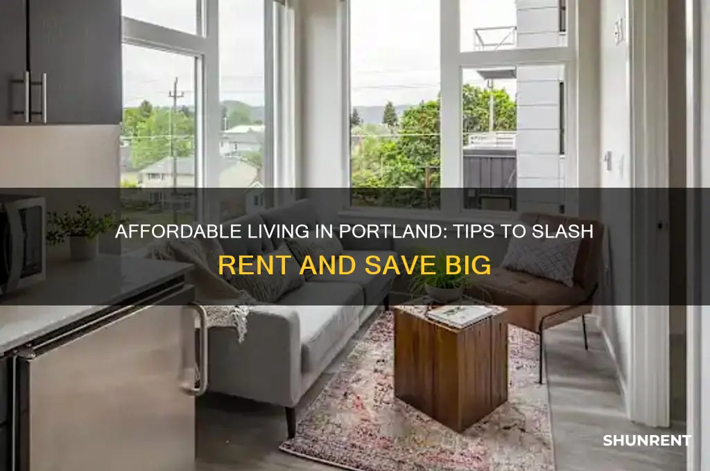 how to live cheaply in portland oregon rent
