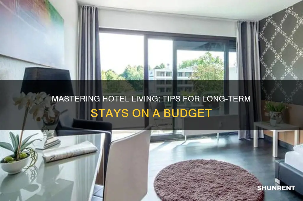 how to live in a hotel for rent