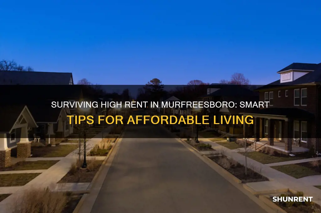 how to live in murfreesboro when rent is so high