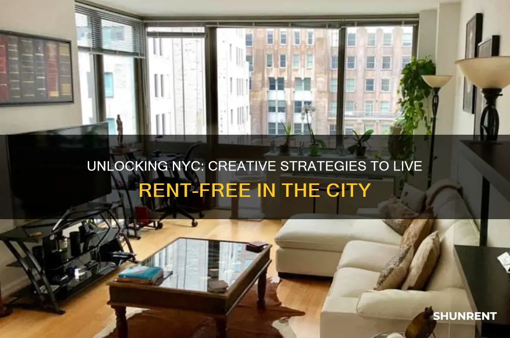 how to live in nyc rent free