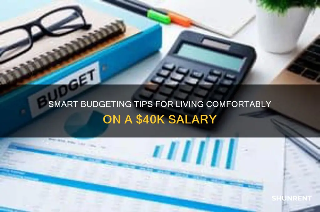 how to live on a 40k salary while rent