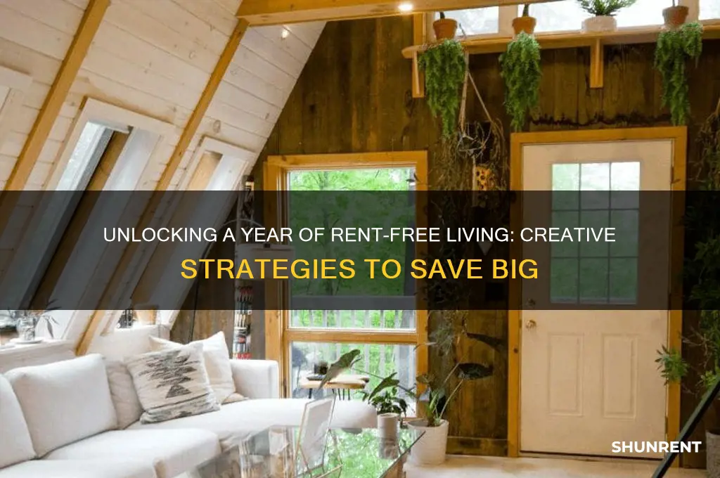 how to live rent free for a year