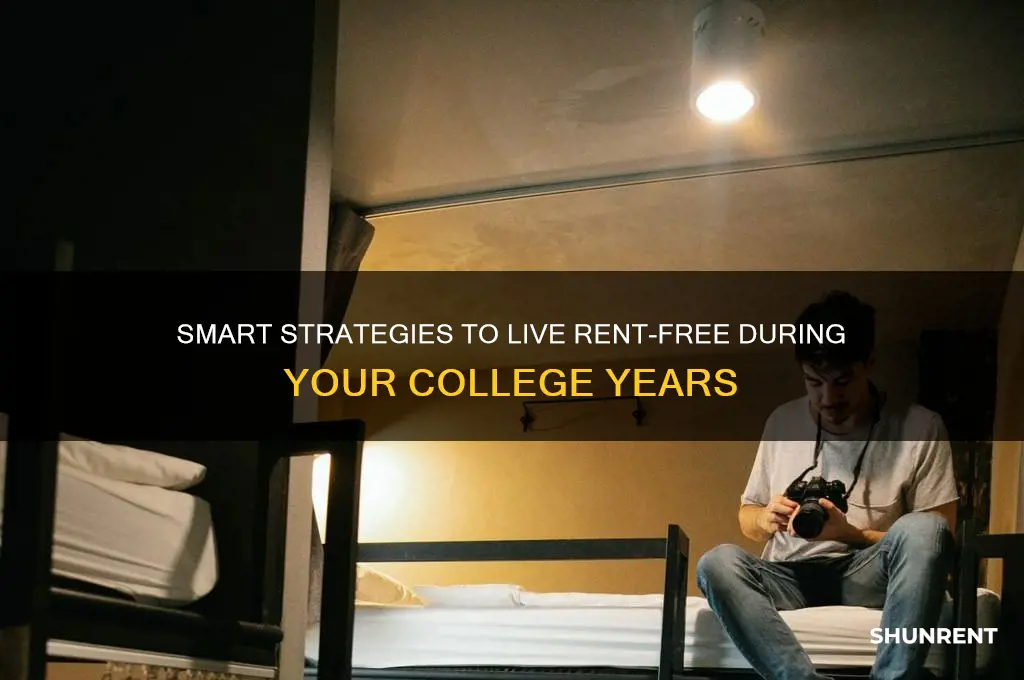 how to live rent free in college