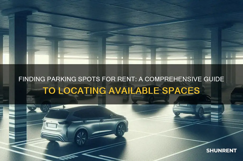 how to locate parking spots for rent