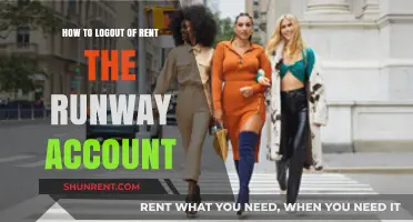 How to Logout of Your Rent the Runway Account Easily