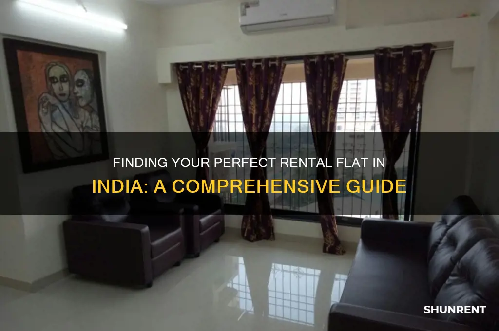 how to look for flats for rent india