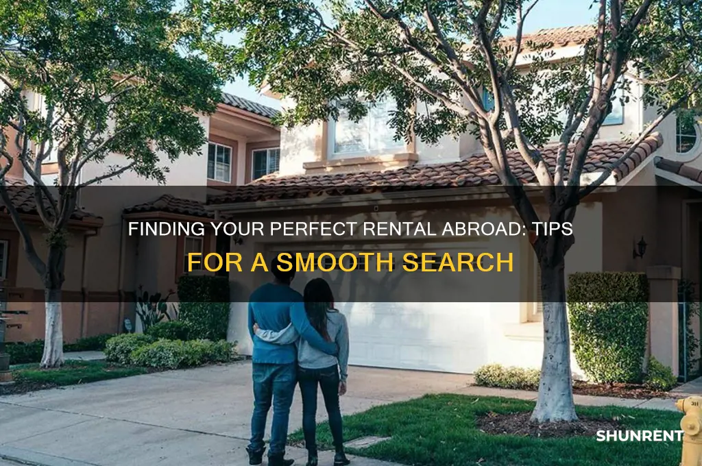 how to look for places to rent abroad