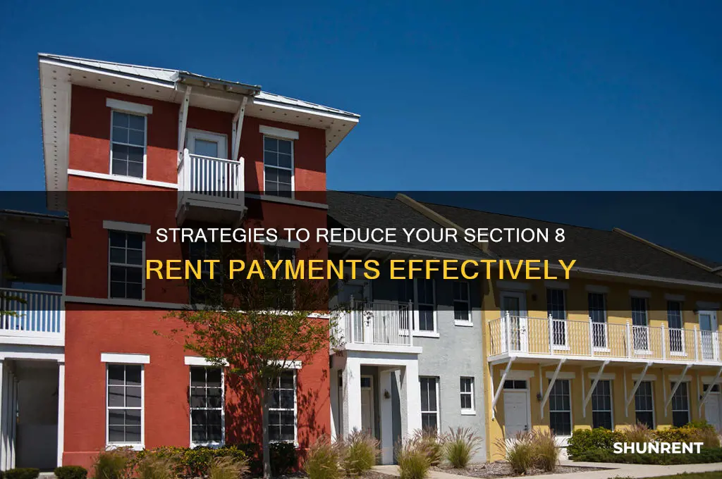 how to lower my section 8 rent