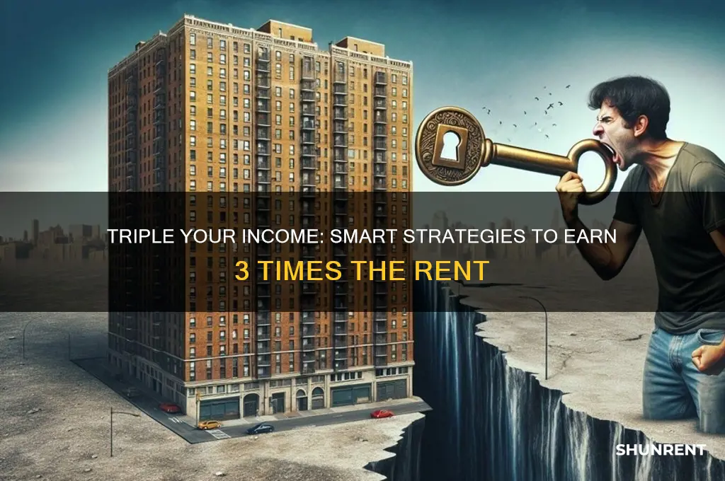 how to make 3 times the rent