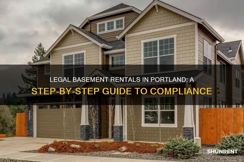 how to make a basement legal to rent portland
