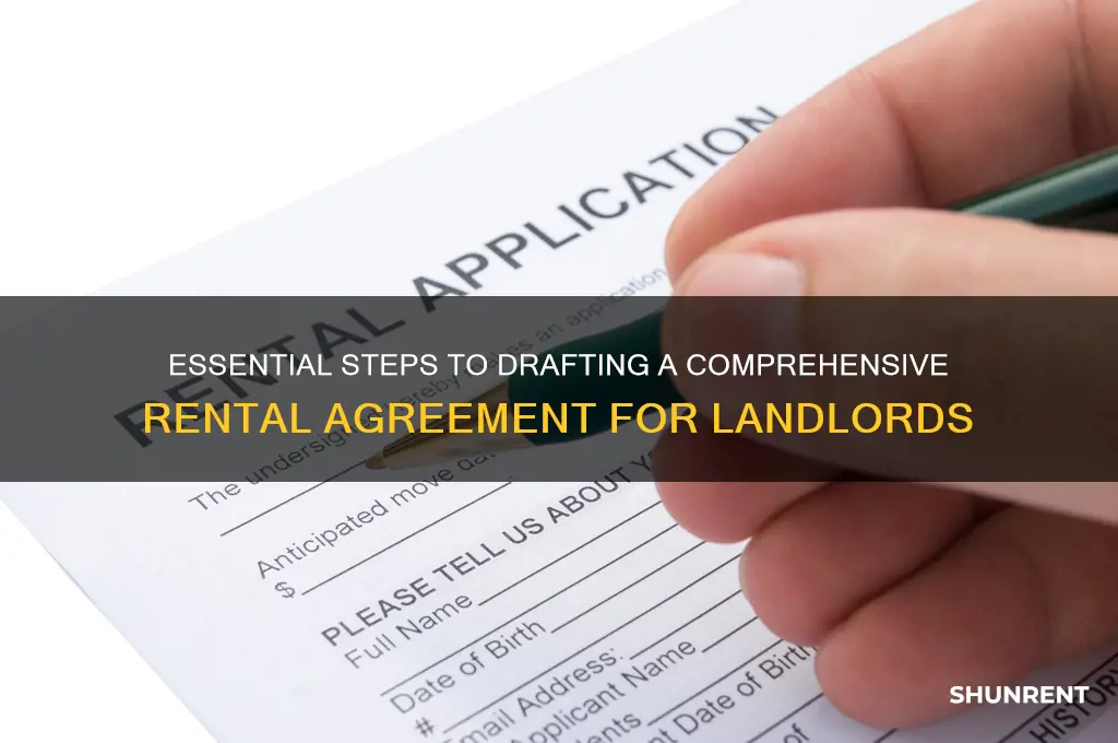 how to make a contract for rent