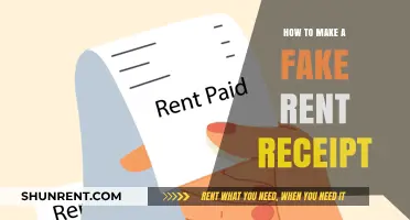 Crafting a Fake Rent Receipt: A Step-by-Step Guide for Emergencies