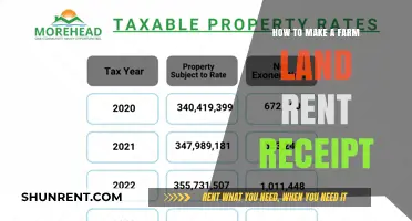 Farm Land Rent Receipt Guide: Easy Steps for Landowners