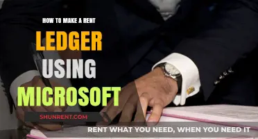 Create a Rent Ledger Easily with Microsoft Tools Guide