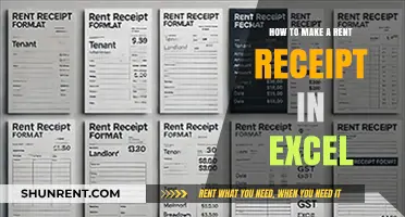 Create Professional Rent Receipts Easily with Excel: A Step-by-Step Guide